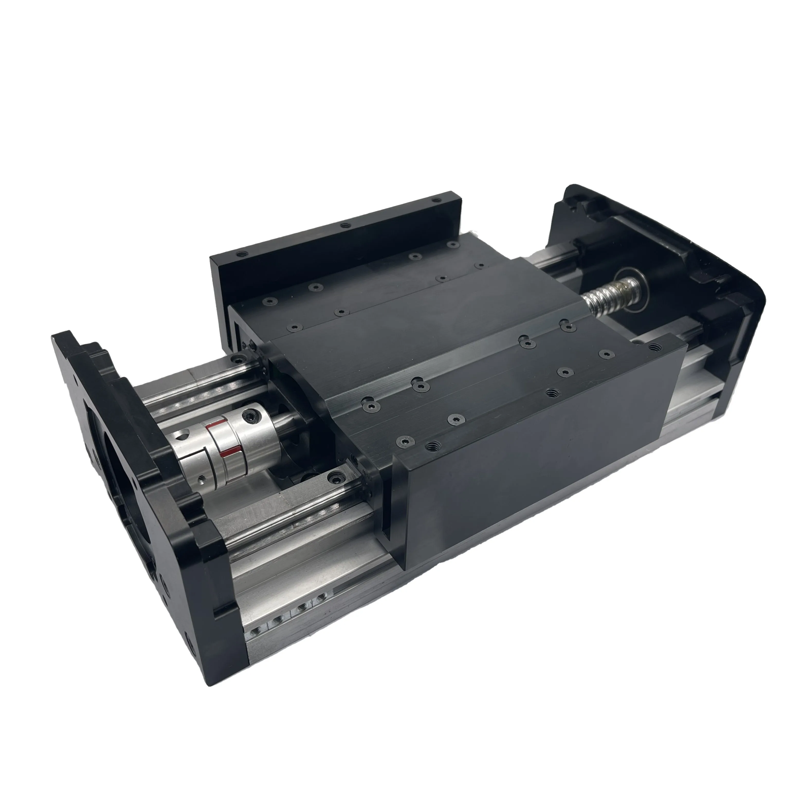 
High quality dual shafts stepper motor aluminum profile linear rail guides 