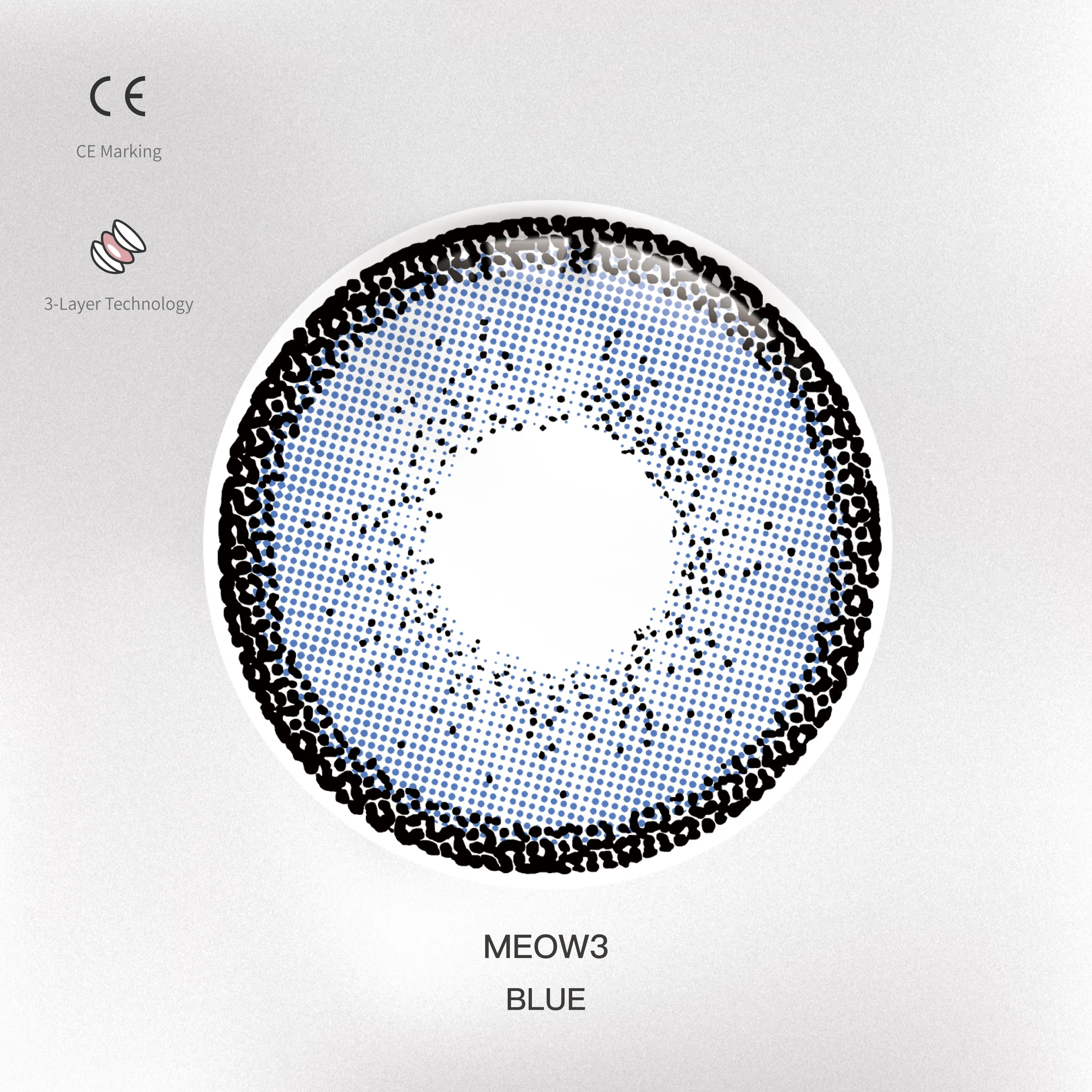 Hot Sale 12 Months 6 Months Advanced Comfortable Lenses Contact,Brown Natural Color Accept Custom Logo Lenses Contact//