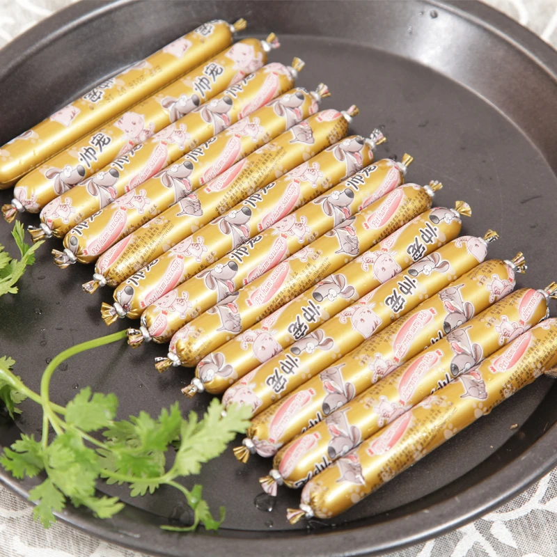 Pet Snacks Soft Sausage Distributor Natural Functional Pet Food Dog Feed Cat Feed Pet Ham Raw Natural