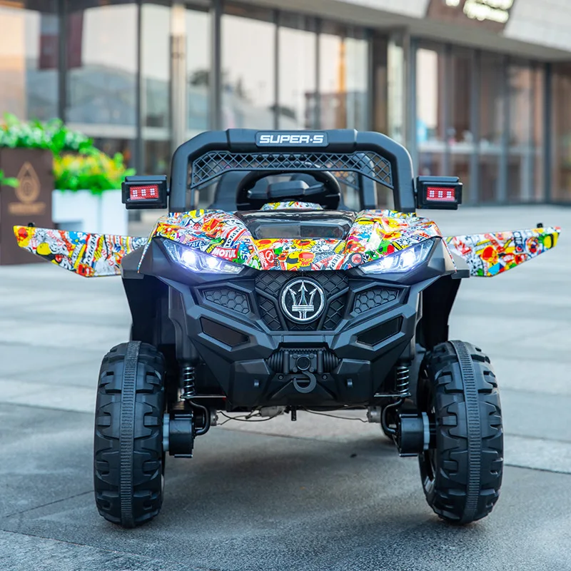 Новейший Utv Двухместный каток на моторном колесе детский автомобиль 24 В 4x4 большие автомобили для детей