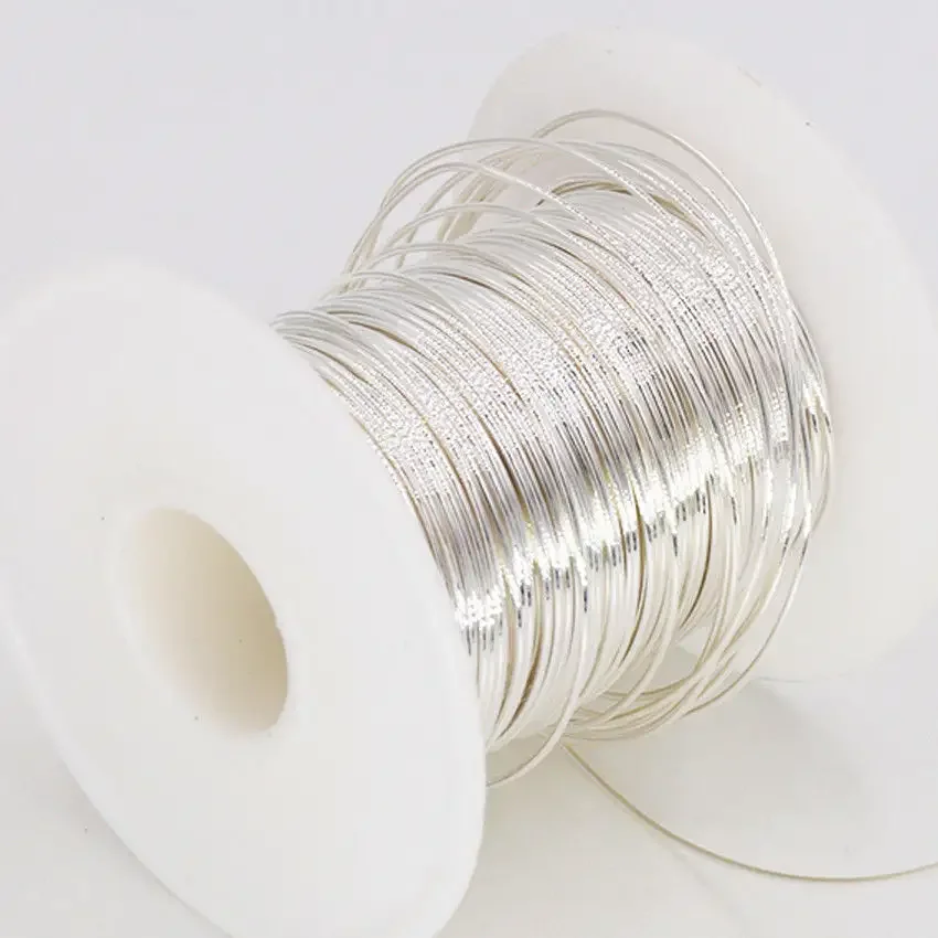 0.02mm-4mm material coil High conductivity OCC pure silver 4N 5N OCC silver 9999 purity  Electrical silver wire