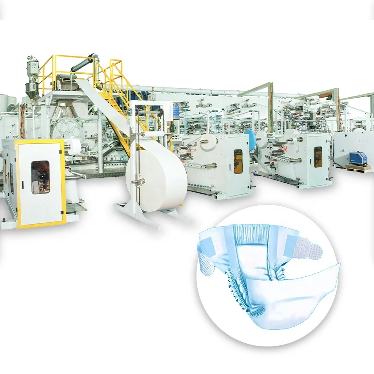 PEIXIN небольшая цена в Индии полностью автоматическая детская машина для изготовления детских подгузников