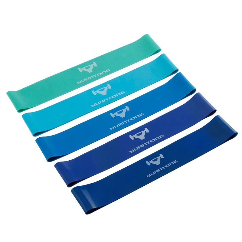 Elastic Fitness Latex Band Loop Rubber Bands Set