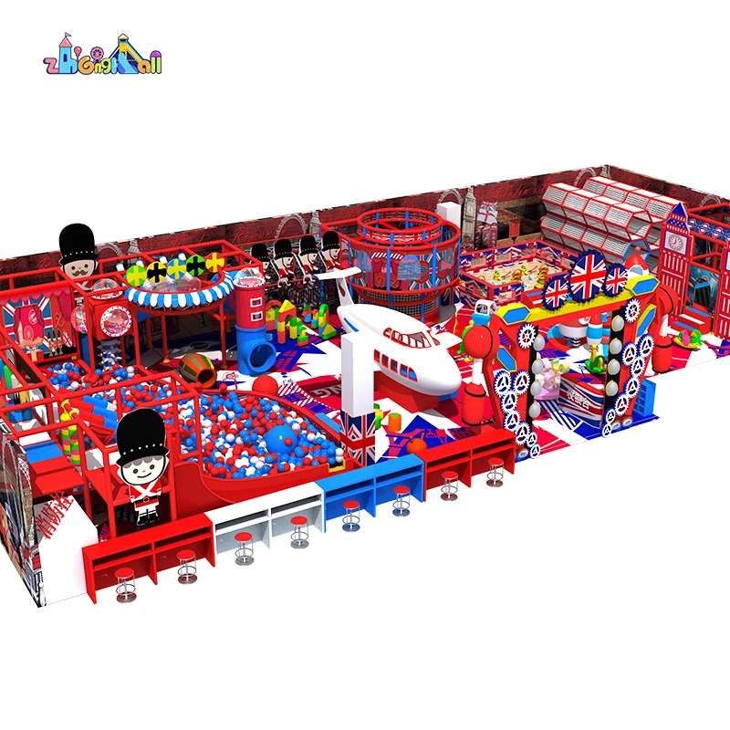 Playground Indoor Huge Inside Playground Park China Indoor Soft Play Free Customized Design 3 Ages+ Indoor Maze for Kids Zhenhan