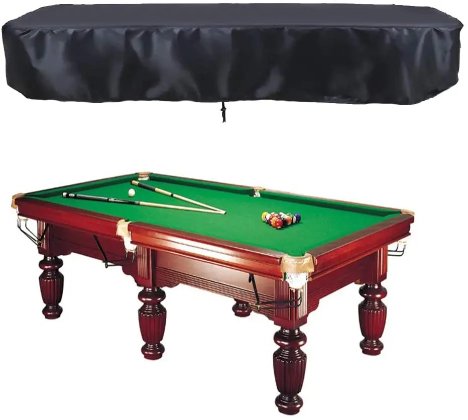 7/8/9FT Heavy Duty Leatherette Waterproof & UV Protection Billiard Pool Table Cover