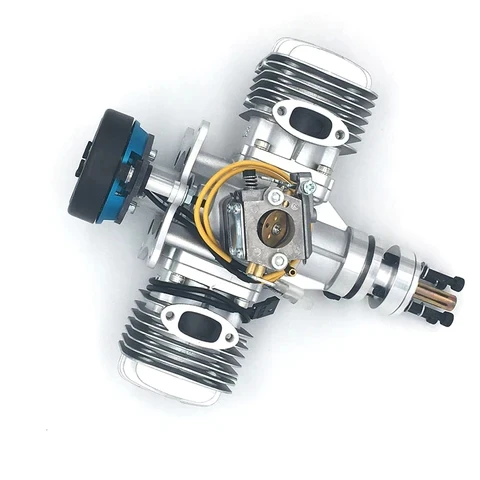 DLE 60CC TWIN UAV ENGINE WITH 14V180W POWER GENERATOR SYSTEM