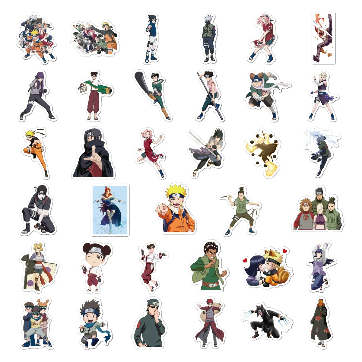 High quality famous Japanese anime character sticker waterproof eco-friendly sticker