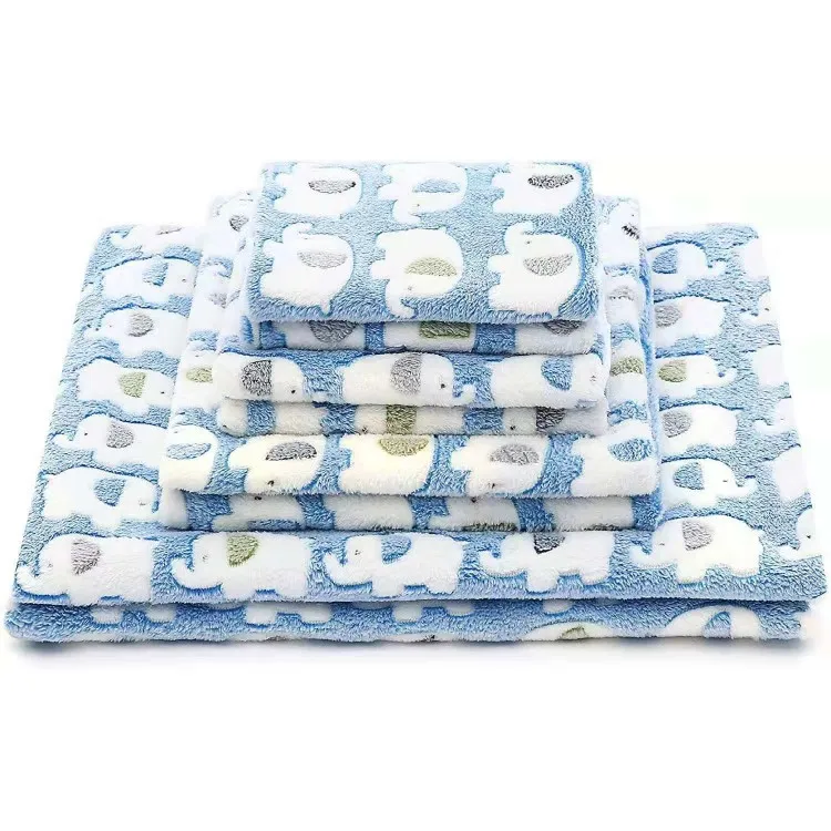 Soft Fuzzy Fleece Pet Dog Blanket,Washable Fluffy Blanket for Puppy Cat Kitten Indoor or Outdoor, Sofa Cushion,Bed Blanket