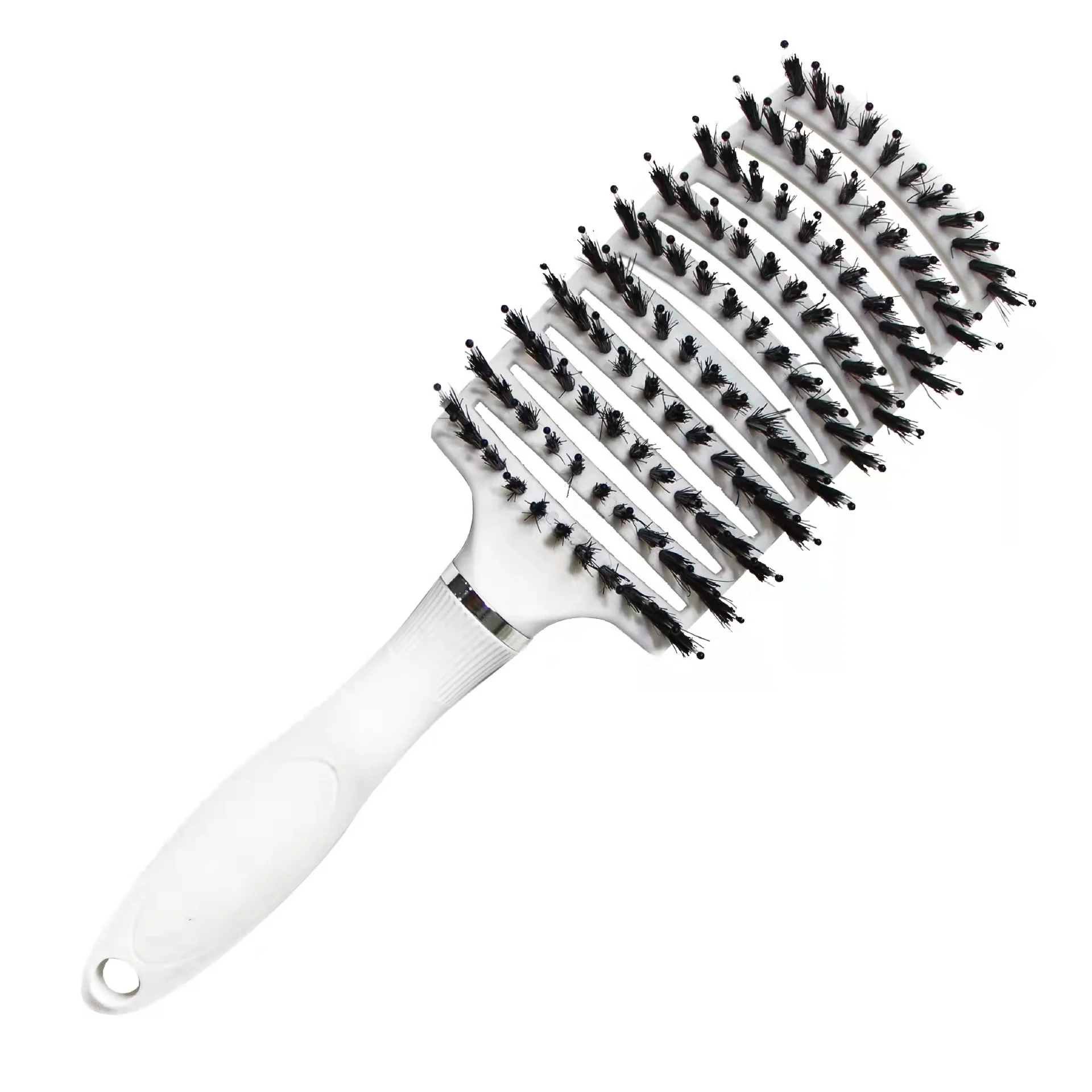 Professional  Salon boar bristles  Scalp Massage Combs Paddle wig Wet Hair Straighten brush Custom Extension Cushion Hair Brush