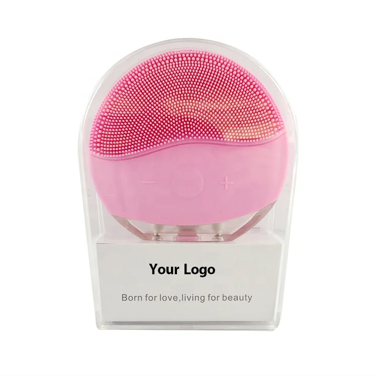 Новинка 2020, модная перезаряжаемая Ультразвуковая электрическая силиконовая Очищающая щетка для лица класса IPX6