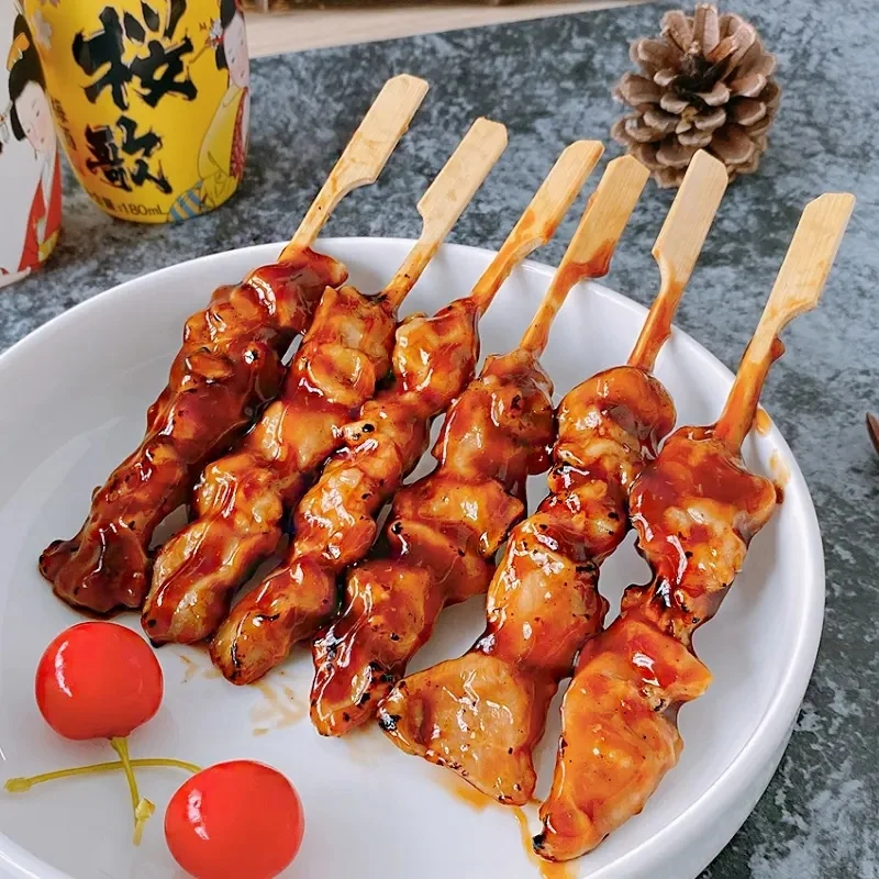 Японский гриль якитори курица на