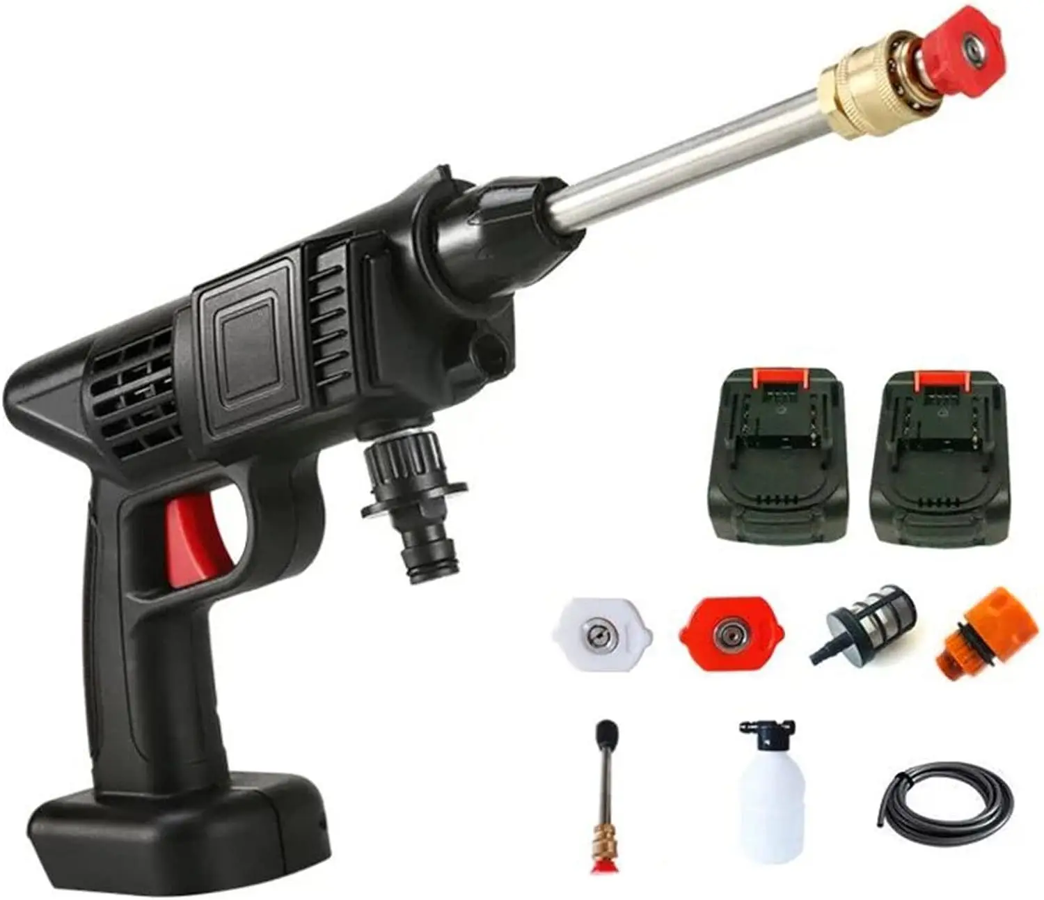48V Cordless Lithium Battery Portable Car Pressure Washer Car washing guns Car Washer can Spray Water Gun