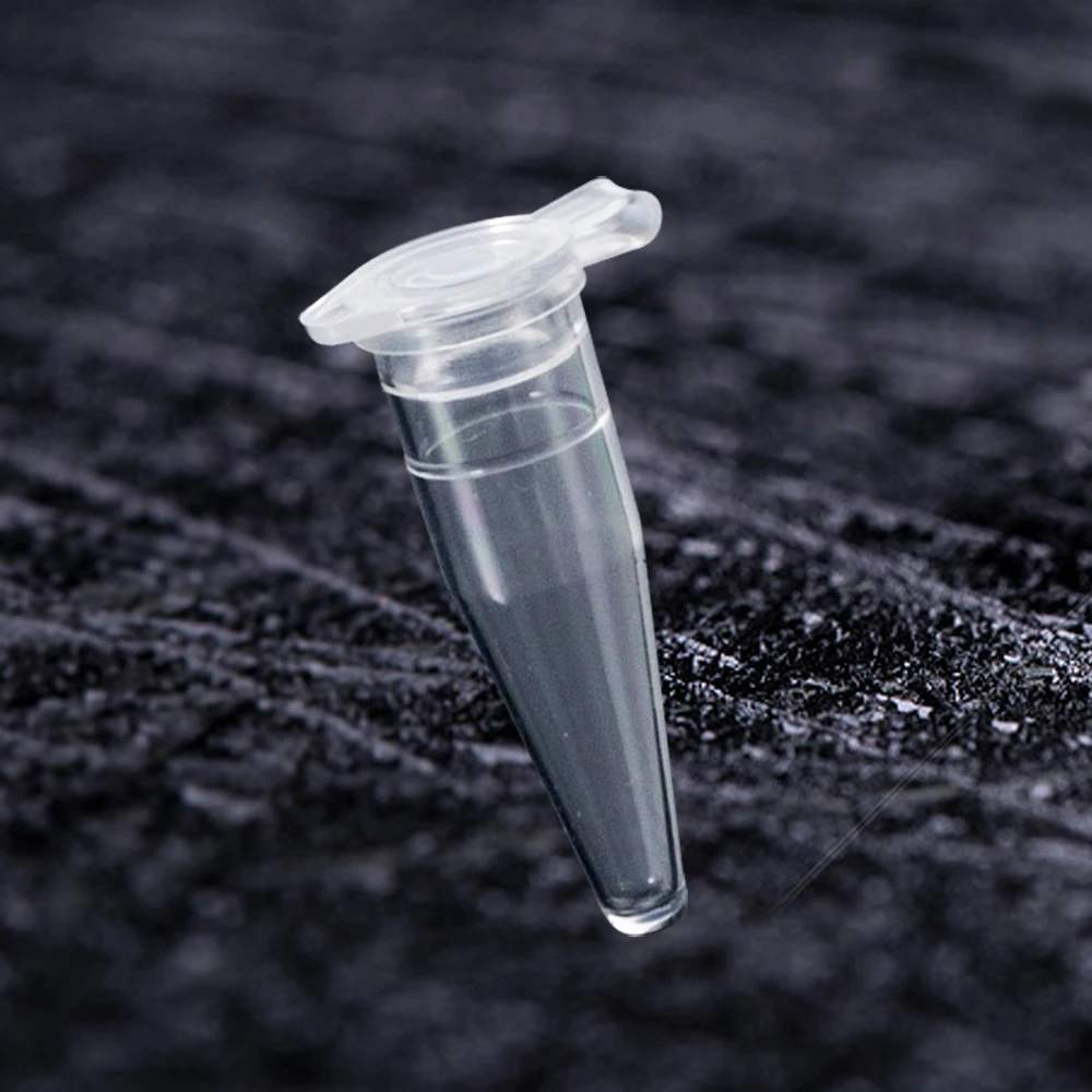 Eco Friendly Factory Direct Supply Plastic PP Material PCR Single Tubes with Flat Cap For Lab Test Use