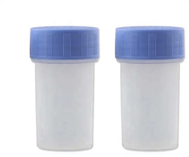50ml Plastic Lab Food Aloe Empty cosmetic medical Pharmaceutical bottles Cap Dual layer Medicine Pill Capsule Jar Container 0525