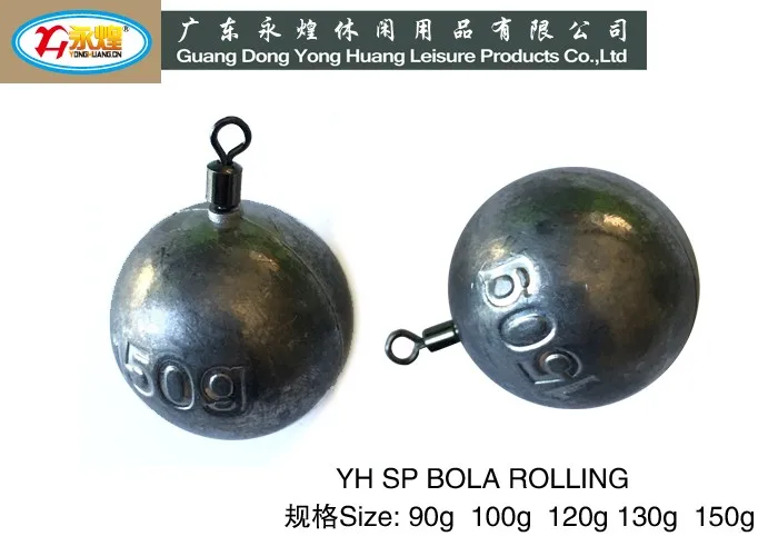 Sp bola rolling  die casting  lead weight fishing sinker lead sinker fishing weight sinkers