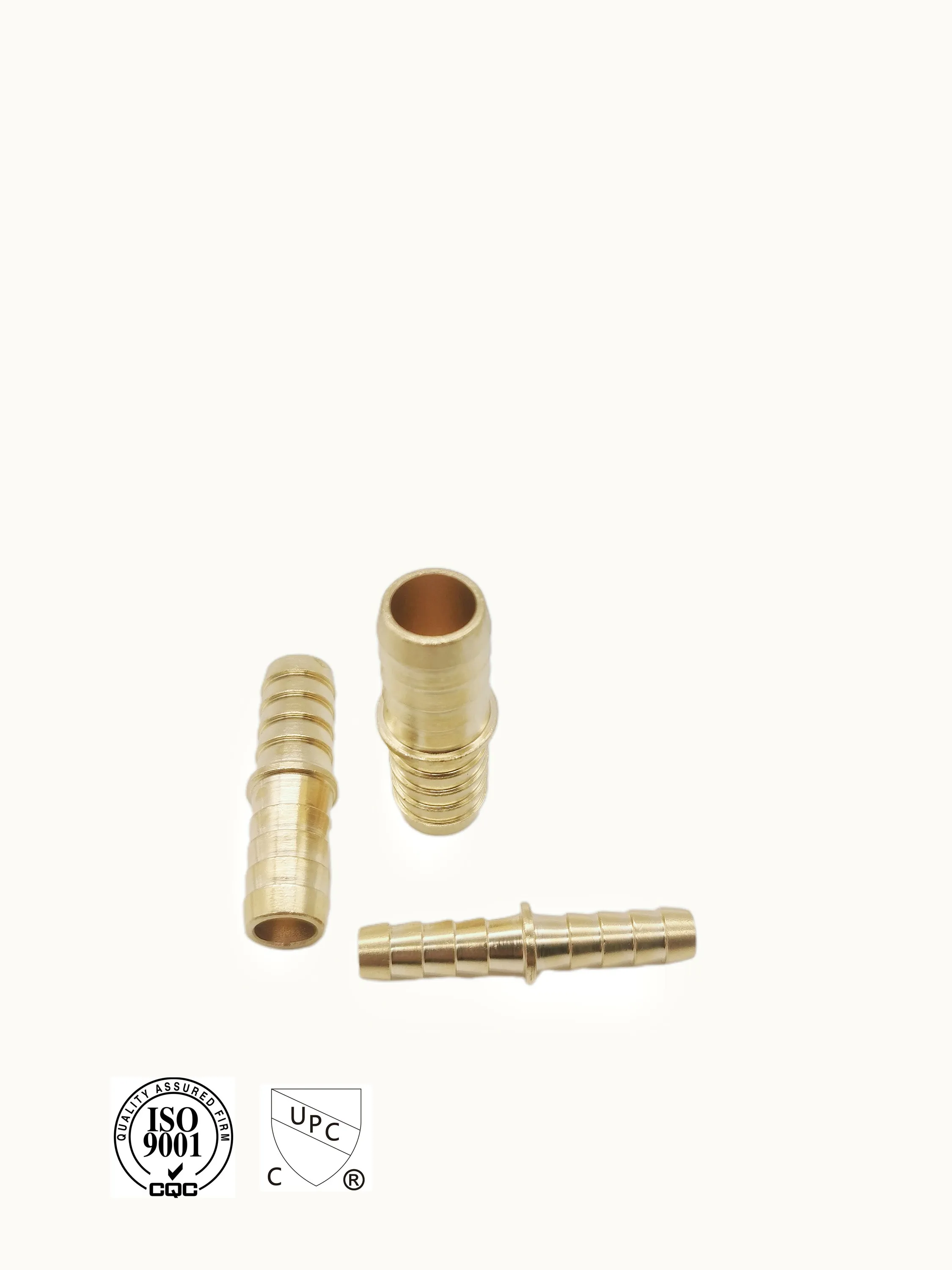 New Arrivals Straight Brass Adapter Coupler Joint Union Barbed Brass Hose Fitting