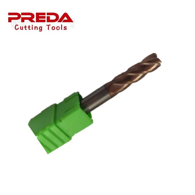 CNC Solid Carbide Square End Mill Tungsten Milling Cutter Material Origin Type Size Place Model Coating Length Standard Diameter