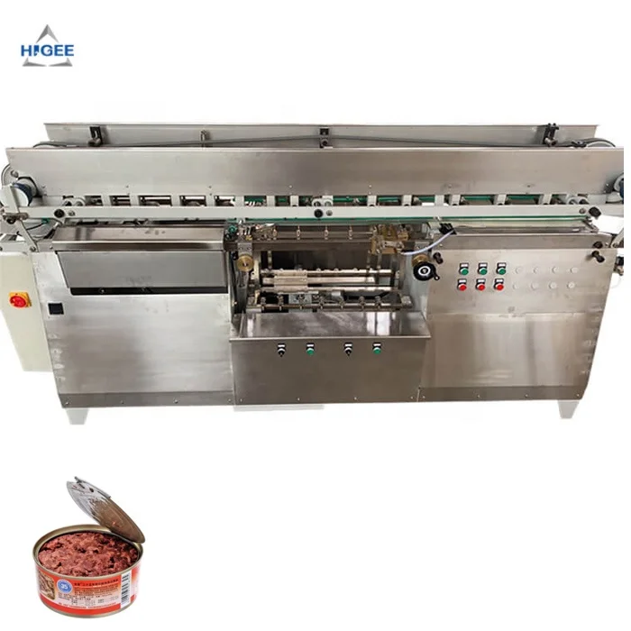 Automatic cat wet food canned cold glue labeling machine dog metal tin can wet glue labeling machine