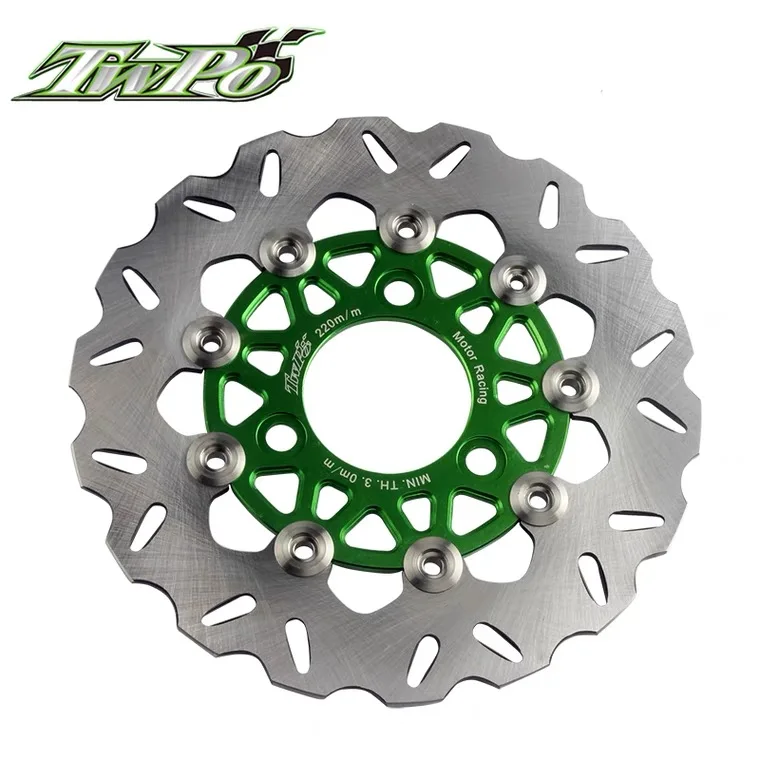 TWPO toothed floating brake Disc 220 7.0 hole pitch for DIO GP110