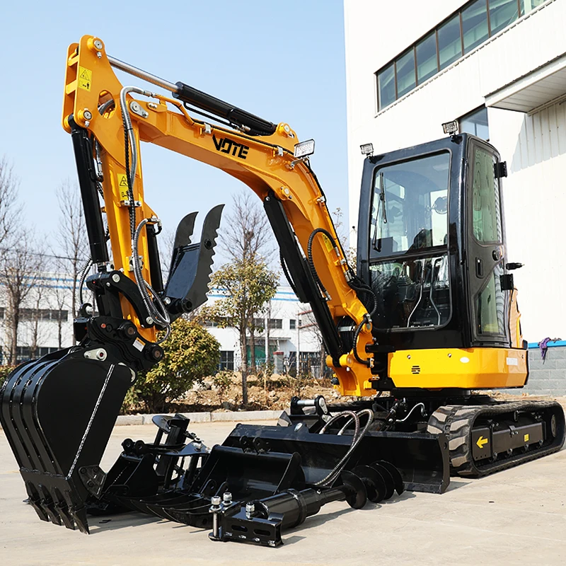Mini Excavator 3.5 Ton EPA EURO 5 Kubota Engine Crawler Digger Bagger Farm Home Excavators Mini Excavator 1ton Machine