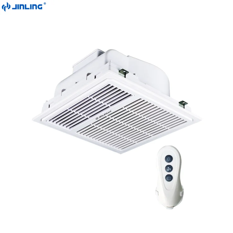 300x300mm Remoto Control PTC Ceiling Heater Cooling Bathroom Ceiling Heaters with Fan