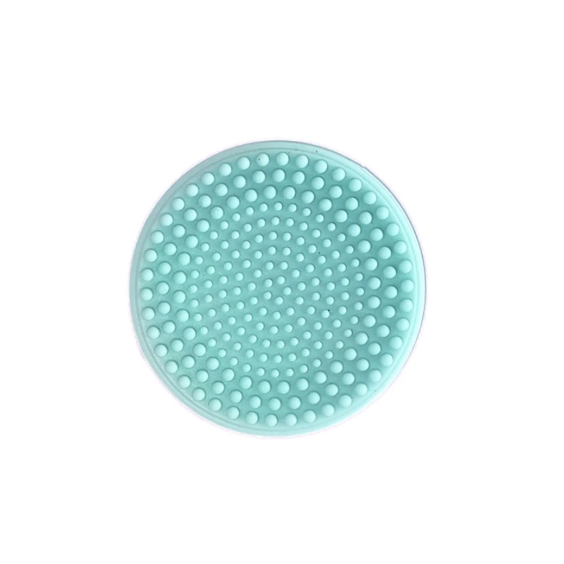 Circular Beauty Silicone Makeup Brush Washing Scrubber Board Multi Color Cosmetic Cleaning Mat Pad