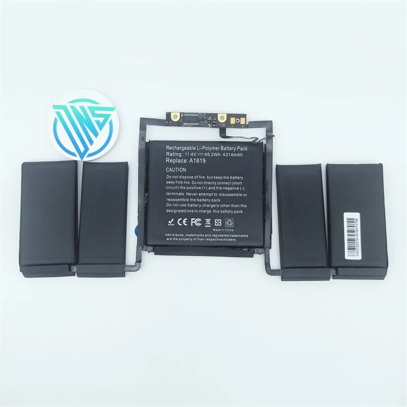 DNS mac laptop battery A1819 for Apple MacBook Pro 13 inch A1706 2016 2017 battery A1819