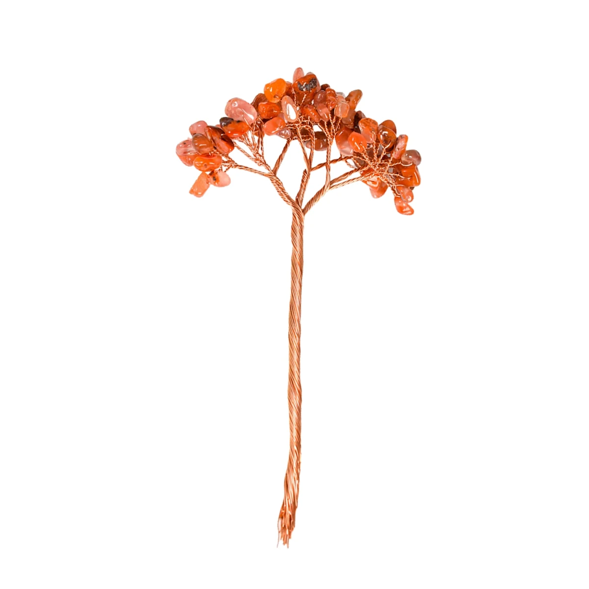 Wholesale Carved Multiple Clusters of Quartz Crystal Chips Natural Semi-Precious Gemstone  Tree Limb Making Home Decoration