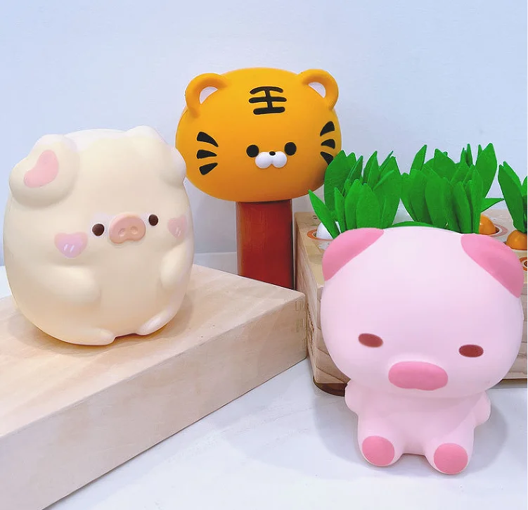 New Design Slow Rising Squishies Animal Toy Cute Pig Dinosaur Frog Squishy Toys Party Favors Goodies Bags Class Prize Toy