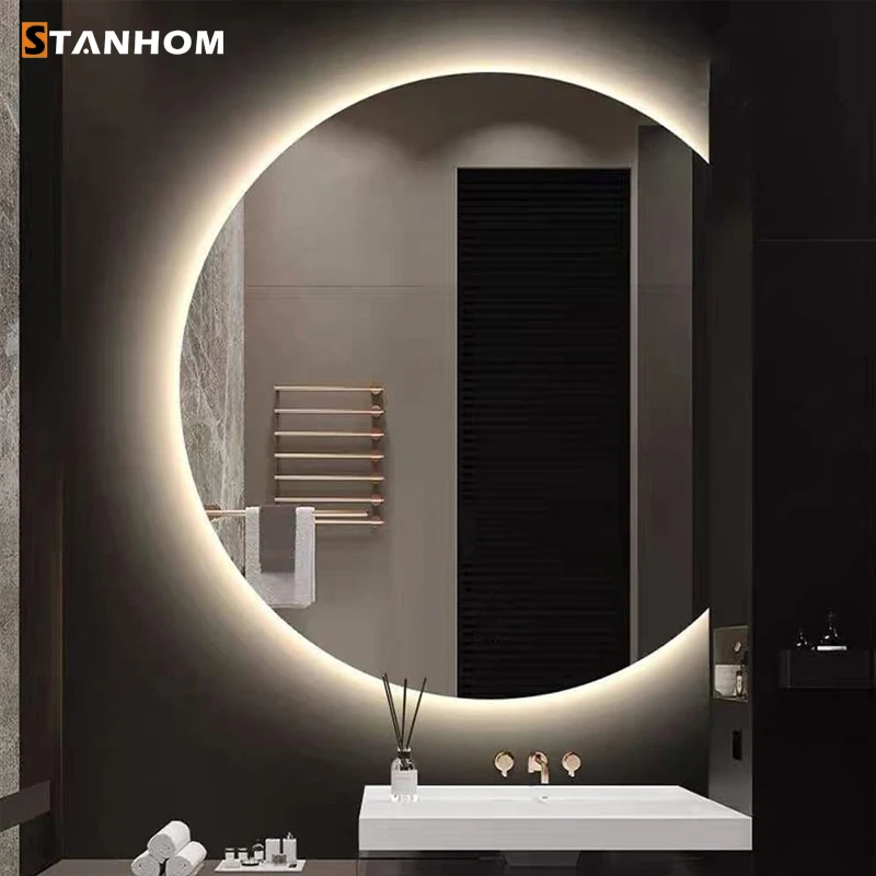 STANHOM Wall Decor Large Irregular Shaped LED Backlit Mirrors