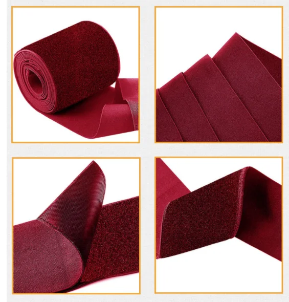 OEM & ODM leather logo workout waistband body sculpting waist trimmer yoga long bondage band elastic wrap waist trainer belt