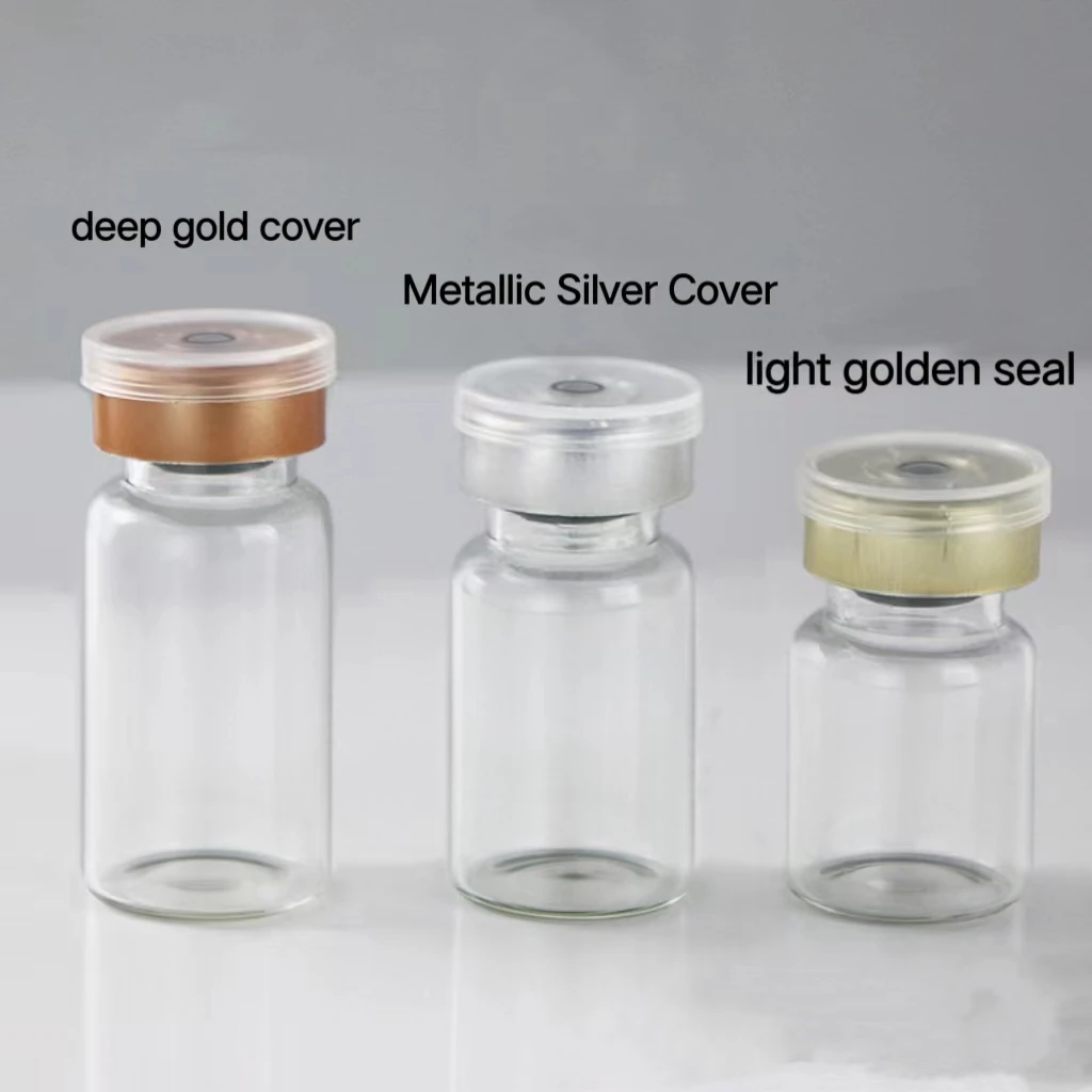 Empty Glass Medical Methicillin Vial with Flip-top Lid 10 ml