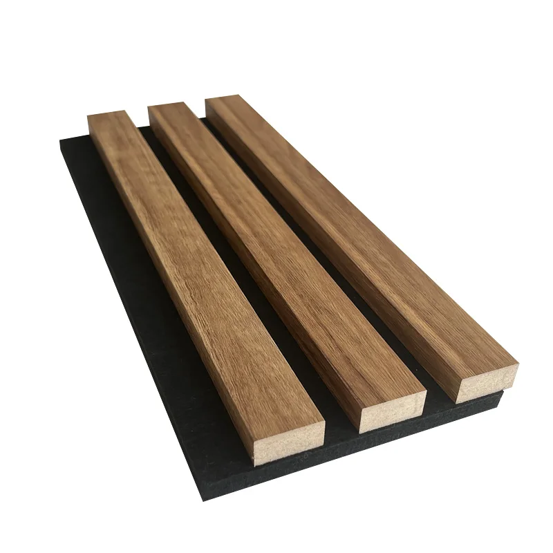 Polyester Felt Modern Interior Akupanel Acoustic Slat Decorative Ceiling Hote Tv 3D Wall Panels