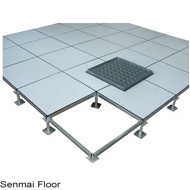 Senmai hot sale OA-500 anti static floor 500*500 floor false panel data center exhibition raised flooring