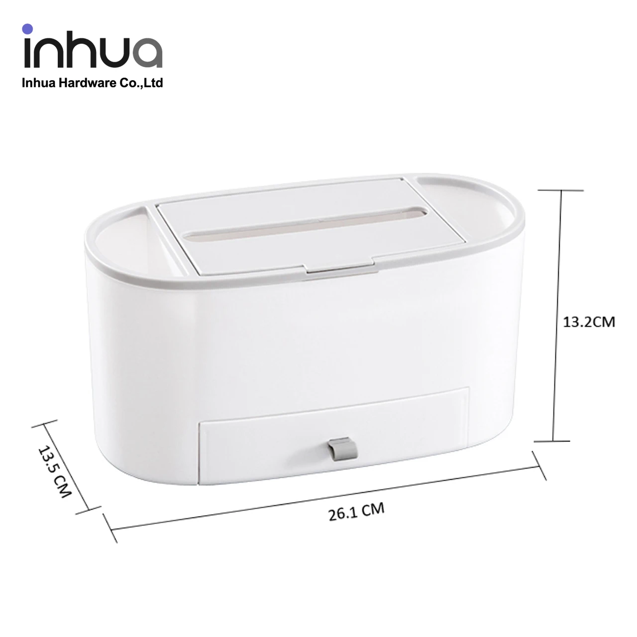 
Factory direct fashion simple storage tissue box household ABS tissue box desktop storage paper towel box 