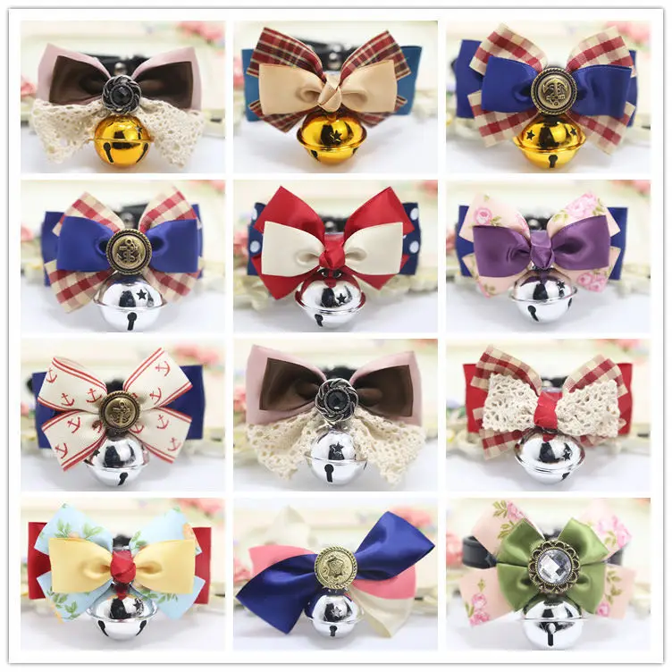 Adjustable Formal Pet Bowtie Collar Neck Tie for Dogs & Cats