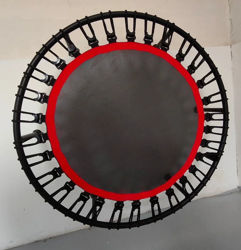 40 inch Mini Trampoline For Adults Indoor Small Exercise Trampoline For Workout Fitness with armrest