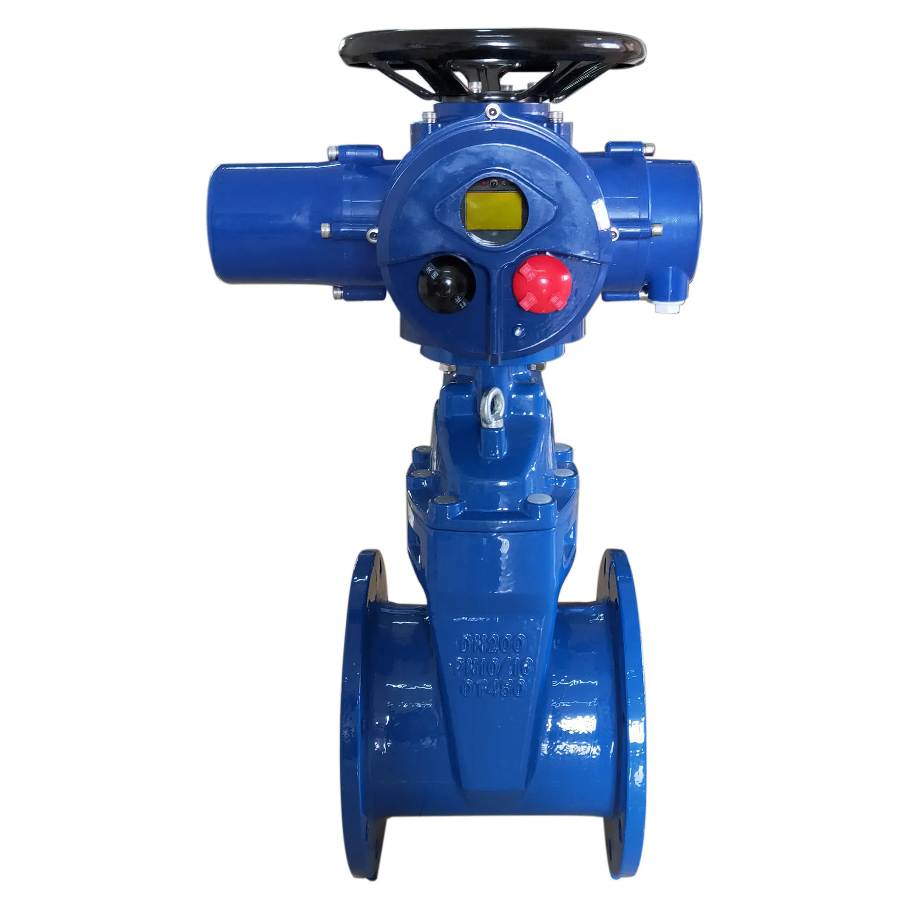 4 inch 6 inch CF3 CF3M electric control motor operated carbon steel stainless steel flange type gate valves
