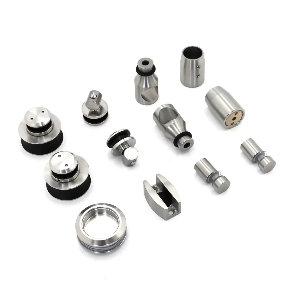 Shower Room China Factory Glass Door Stainless Steel Sliding Frameless Glass Door Bathroom Accessories