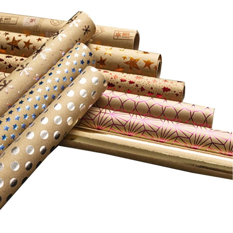 Изготовленная на заказ бронзовая бумага для упаковки подарков на день рождения, цветная бумага для упаковки бумажных салфеток