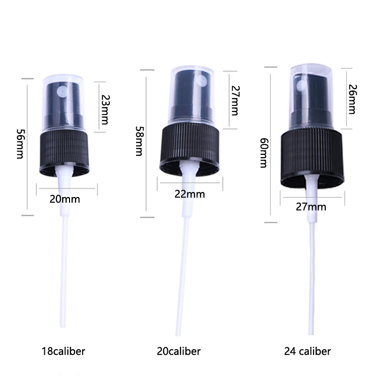 Cosmetic Plastic Press Fine Mist Sprayer Pump for Perfume Alcohol Spray Bottle