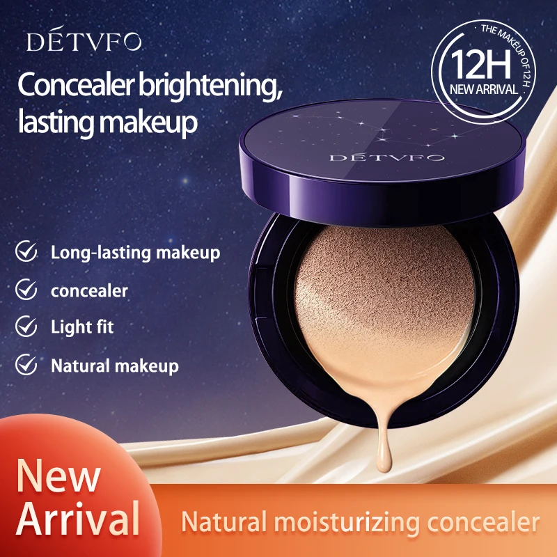 Custom Logo High Quality Concealer Cushion Cc Cream Moisturizer Serum Korea Forever Make Up Foundation For Dark Skin