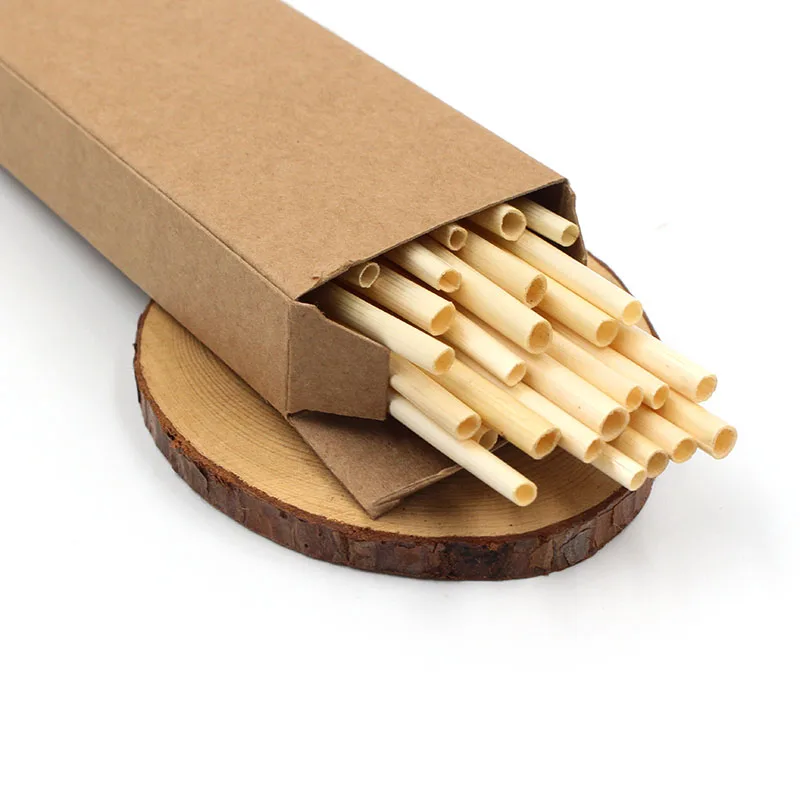 High Quality Food Grade Disposable wheat Grass Juice Drinking Straws