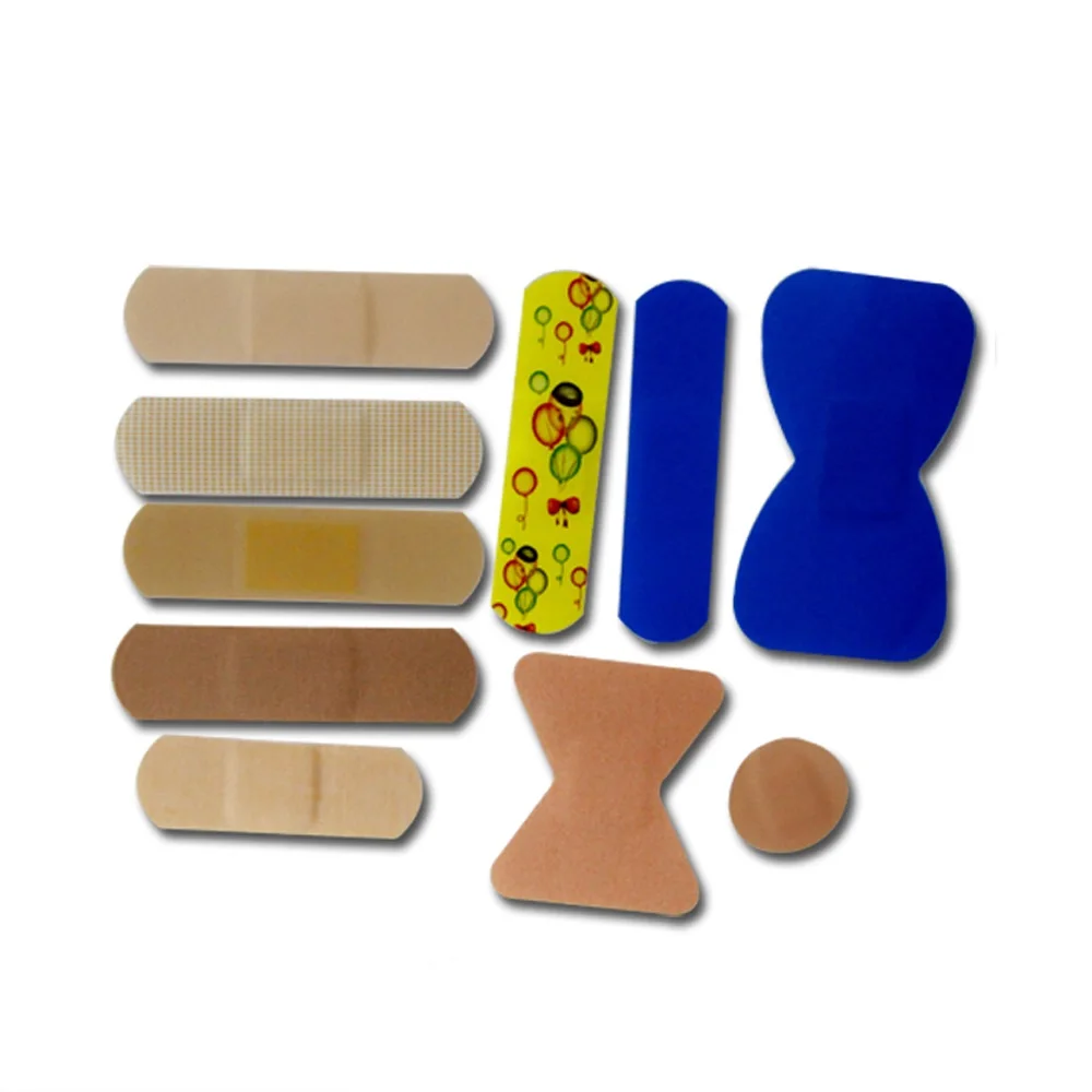 Custom Printed Band Aids Adhesive Wound Plaster Medicated Eco Shape First Aid Universal Blood Stop Tourniquet Band Manufacturer