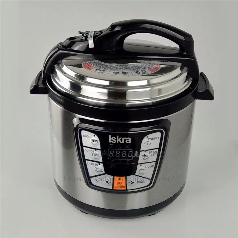 6L 6 Quart Multi Function Pot Stainless Steel 8 in 1 Pressure Cooker
