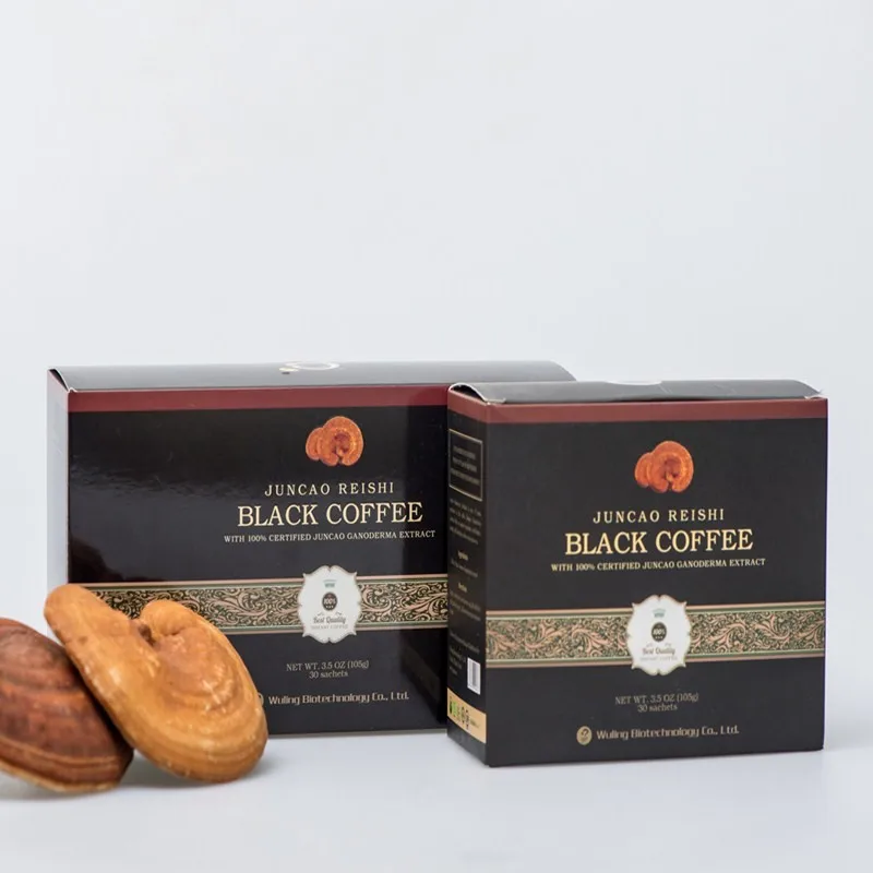 100% bio herb healthy reishi ganoderma lucidum coffee with polysaccharides & triterpense