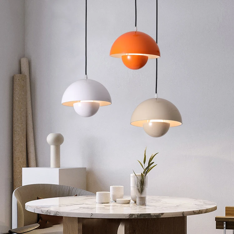 High Brightness Indoor Lighting Dining Room Synthetic PC Multi-Colored Led Pendant Light