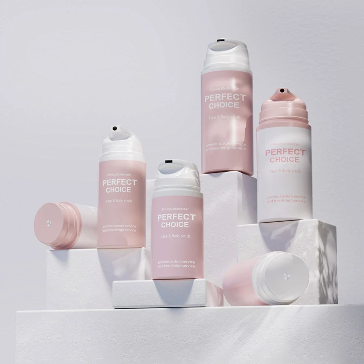 Cosmetic cleanser PP bomba sem ar 150ml airless pump bottle,50 ml 100 ml airless pump cosmetic bottle,airless pump 100 ml bottle