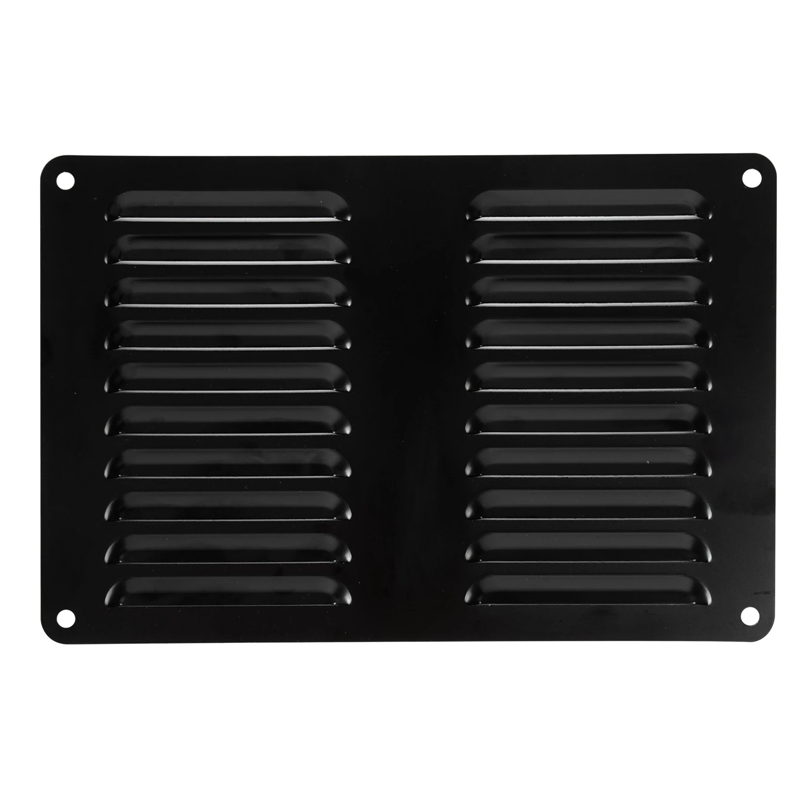 VENTILATION GRILL LOUVRE BLACK 233MM X 148MM CARAVAN RV MOTORHOME AIR VENT PARTS