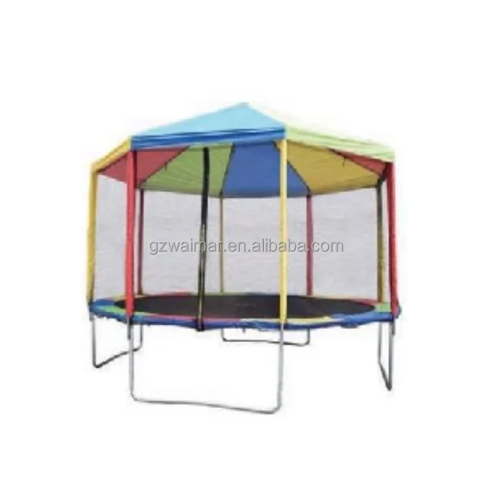 Child Outdoor Trampolines Sales Manufacturers Kids With Enclosures 10ft Jumping Children Trampoline